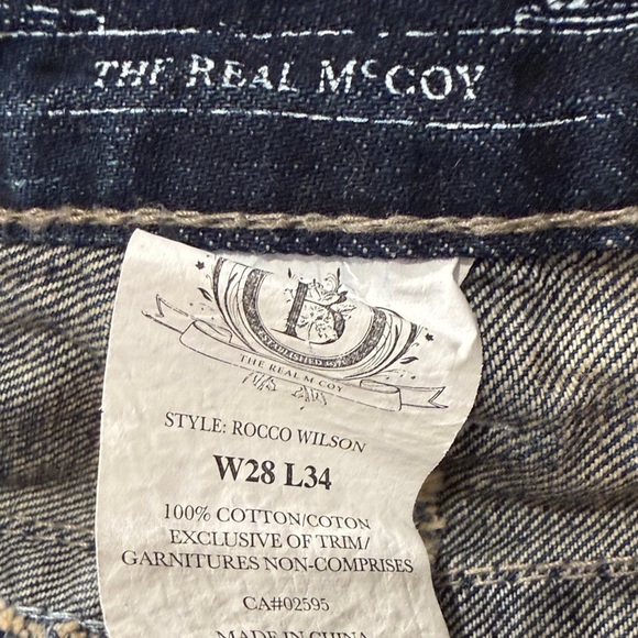 Bootlegger Jeans Men's Dark Blue Straight Jeans with Excellent Condition - Picture 8 of 8